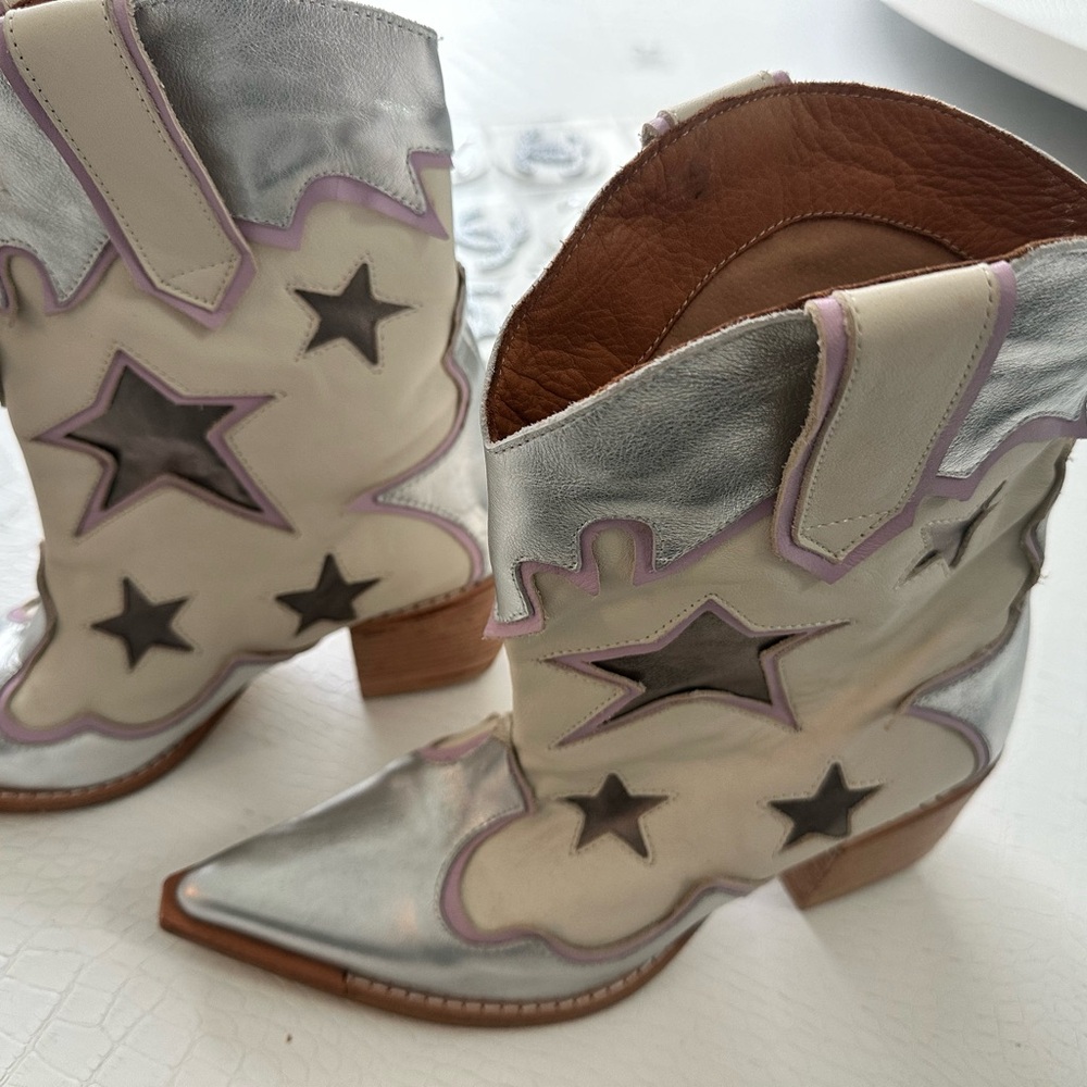 PMK leather cowboy boots